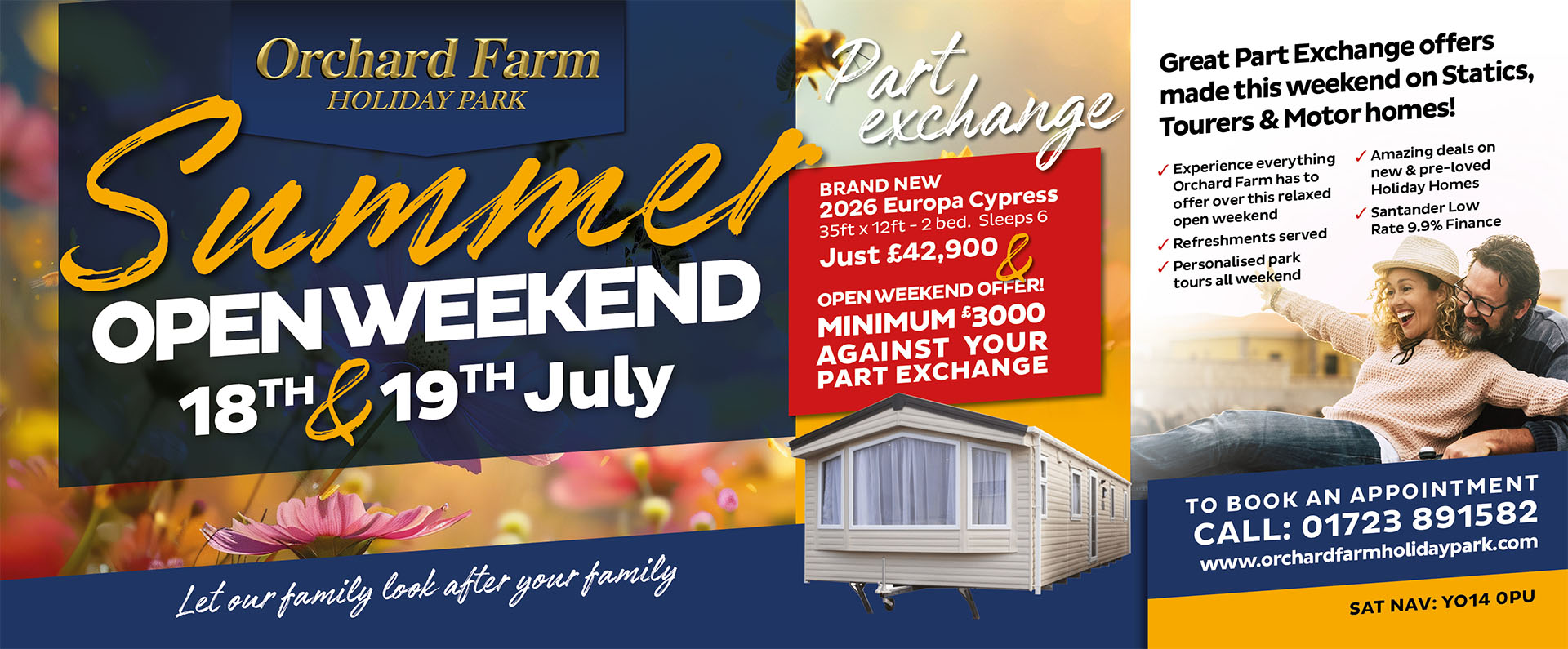 Summer open weekend 18th and 19th July